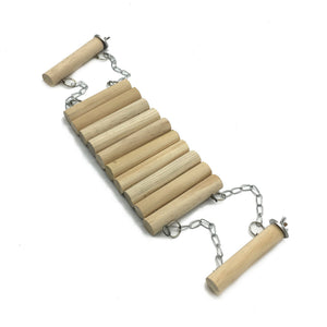 Enhance Your Bird's Playtime with the Bird Toy Wooden Stick Swing