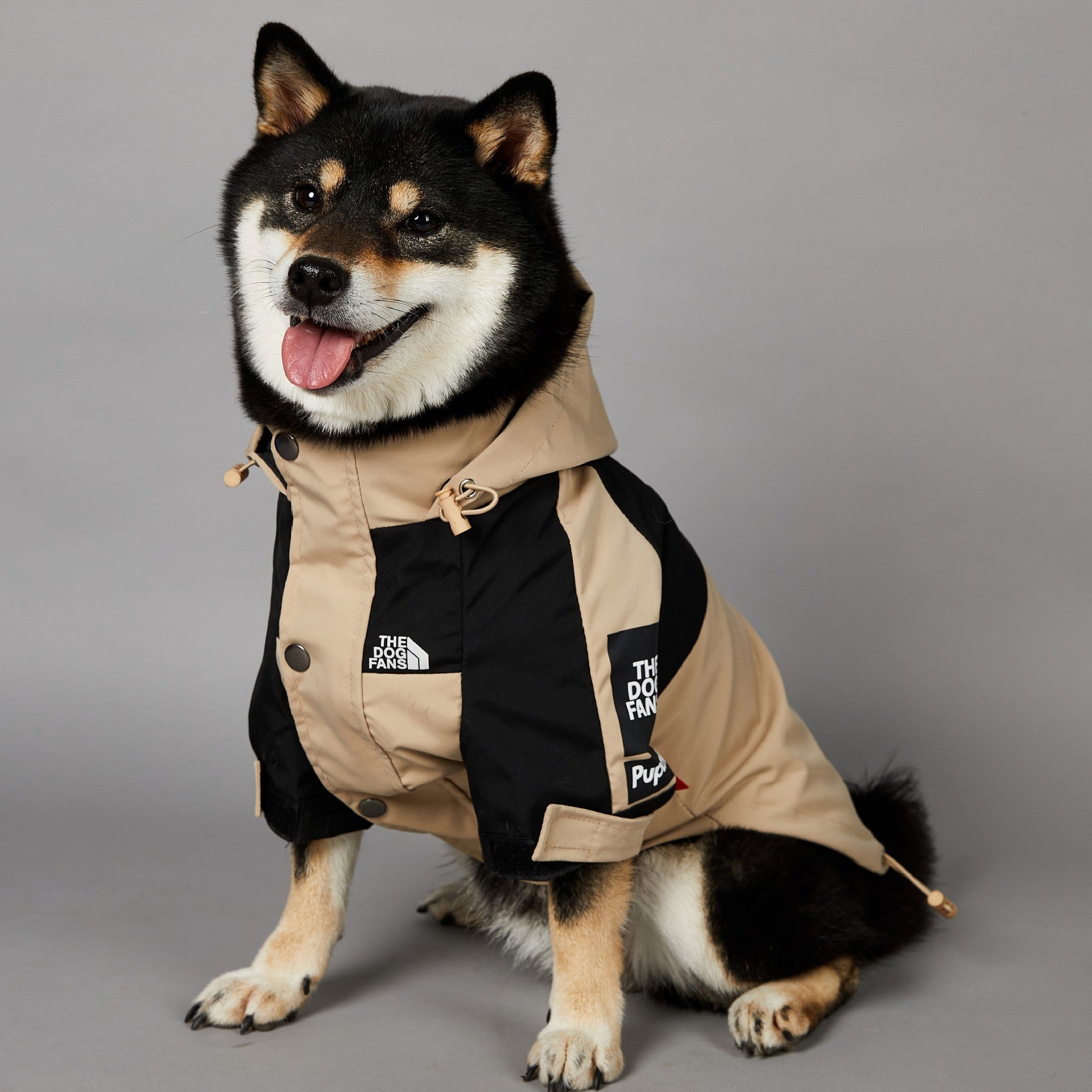 Protect Your Pup in Style with the Khaki Dog Pet Shell Jacket