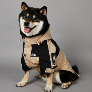 Protect Your Pup in Style with the Khaki Dog Pet Shell Jacket