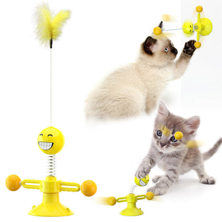 Why Your Cat Needs the Cat Turntable Windmill Glowing Toy