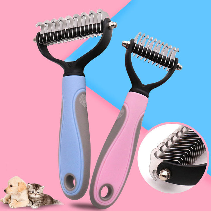 Transform Your Pet's Grooming Experience with Our Double-sided Pet Brush