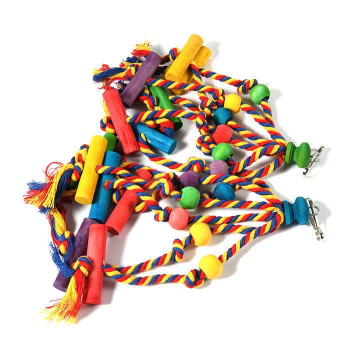 Discover the Joy of Playtime with the Parrot Bird Cotton Rope Chew Toy