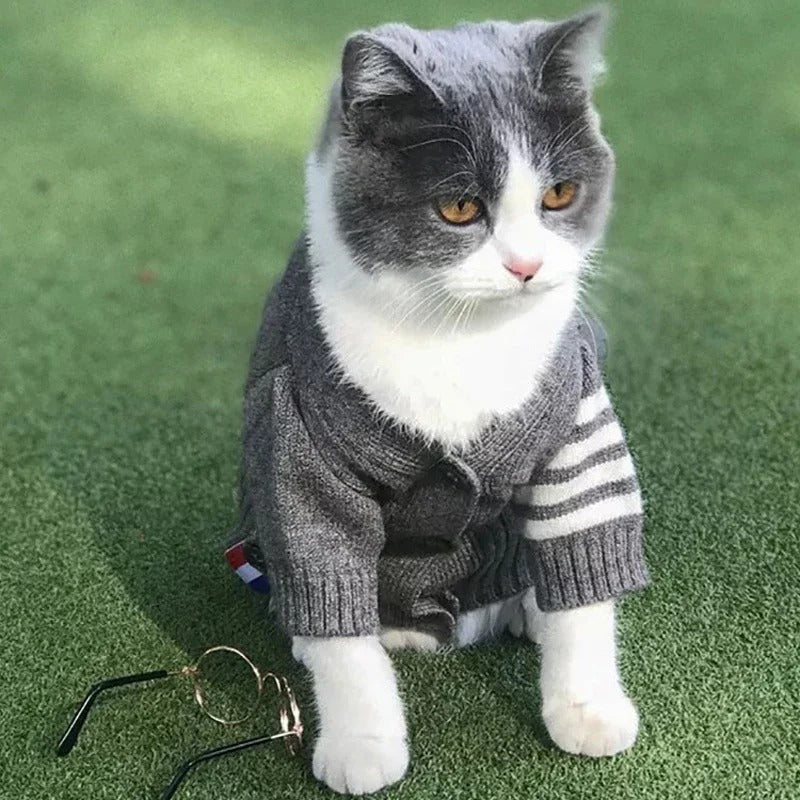 The Ultimate Comfort: Pet Clothes Cardigan Sweater