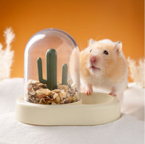 Elevate Your Hamster's Habitat with the Hamster Creative Cactus Automatic Feeder