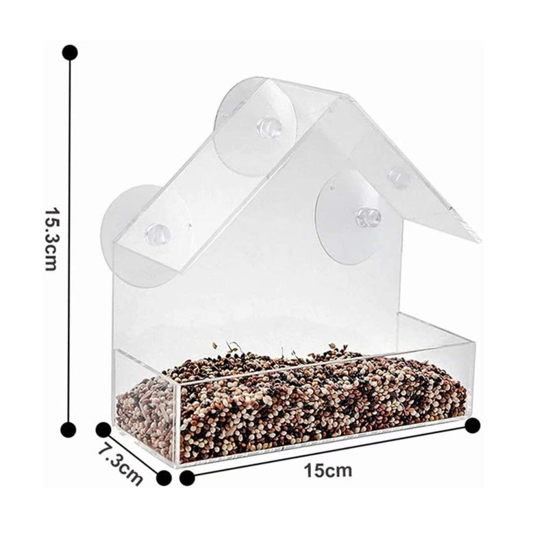 Acrylic Bird Food Bowl