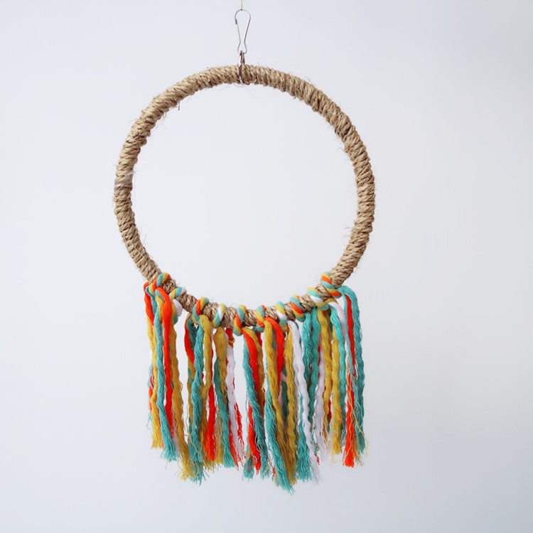 Swing Cotton Circle Bird Toy