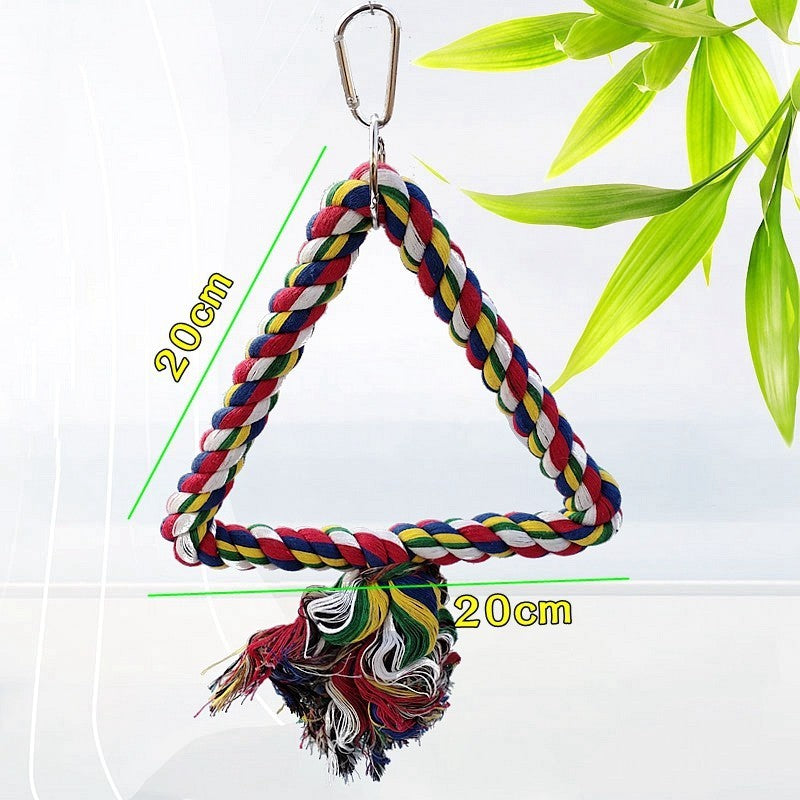 Parrot Bird With Swing Toy Supplies