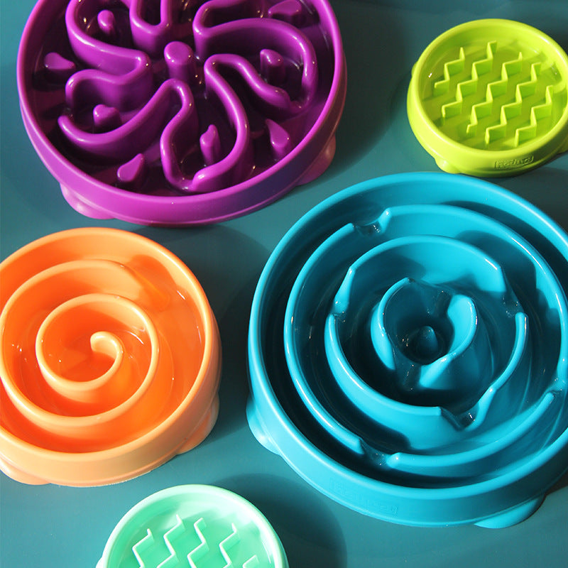 Portable Pet Slow Feeding Bowl