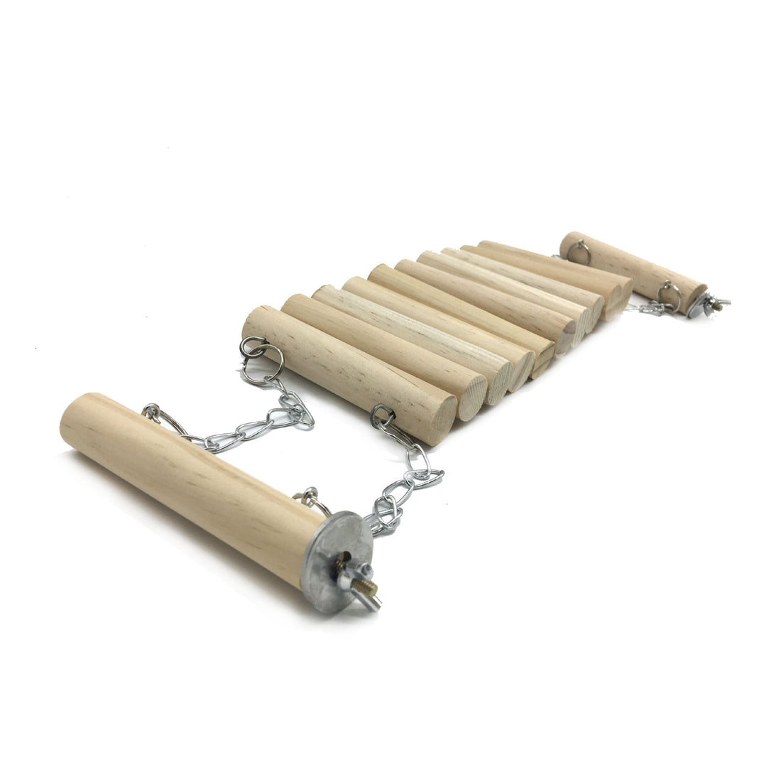 Bird toy wooden stick swing