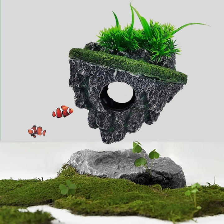 Fish Tank Landscaping Stone Floating Ornaments