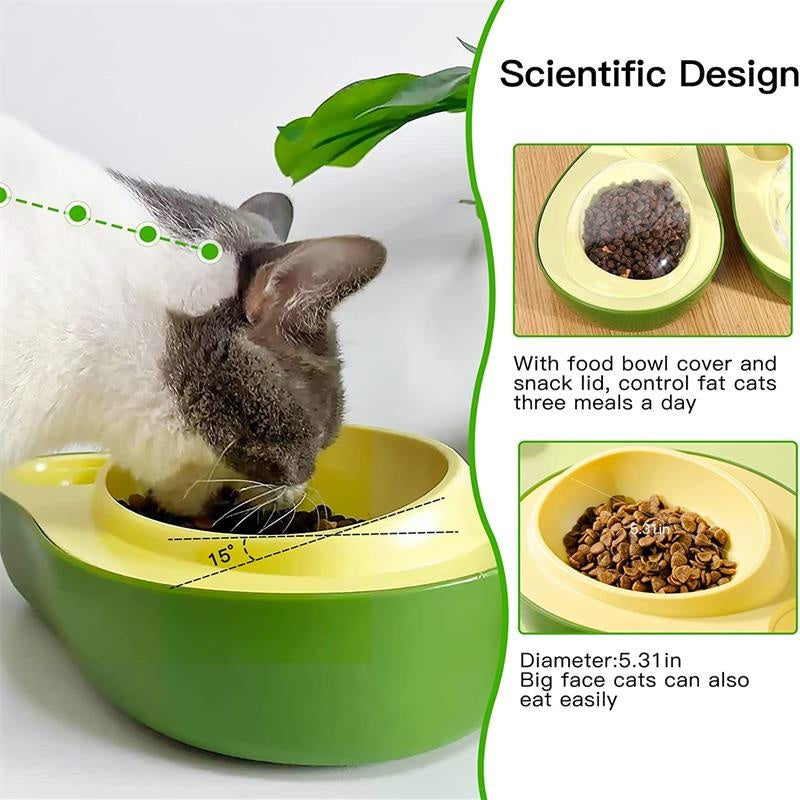 Automatic Drinking Pet Feeder Avocado Shape