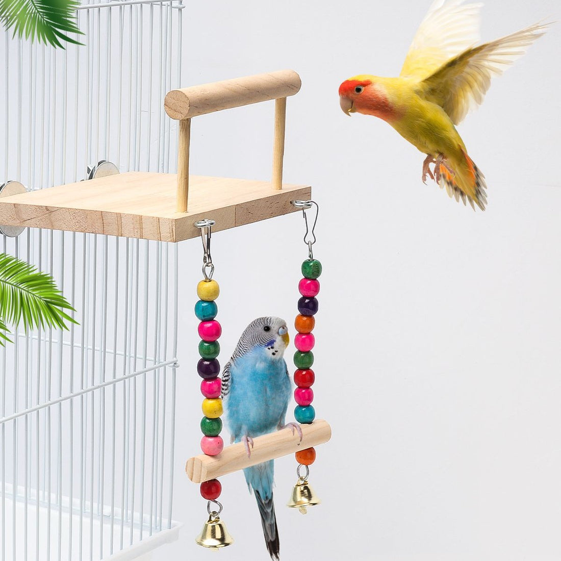 Bird Climbing Ladder Cage