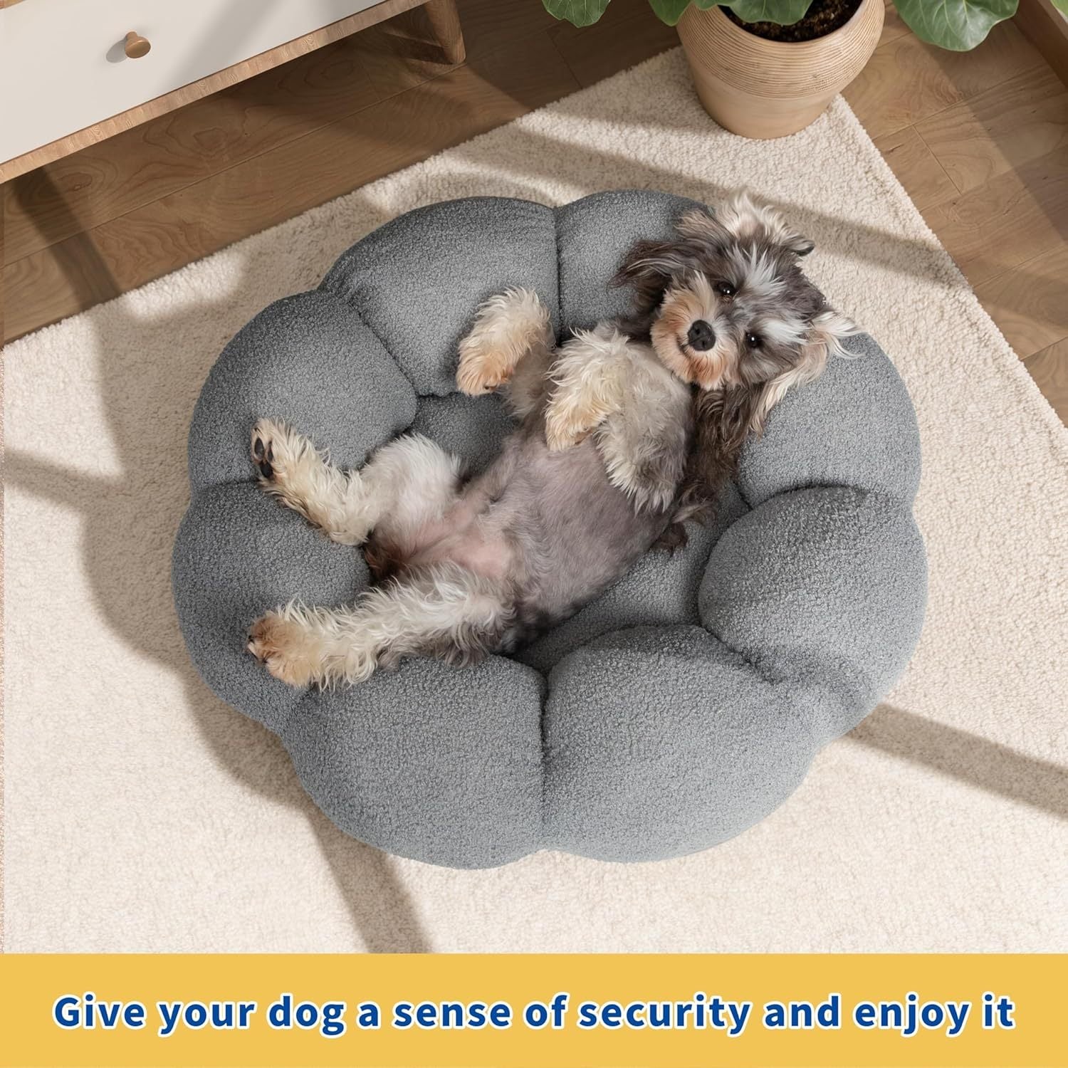 Calming Washable Pet Bed