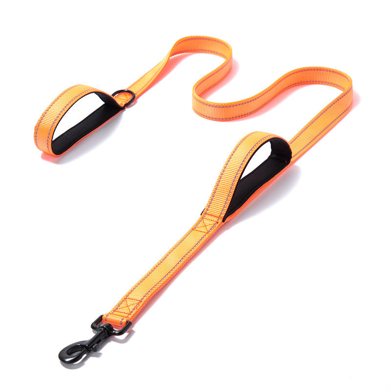 Pet Nylon Double Thickened Reflective Dog Leash