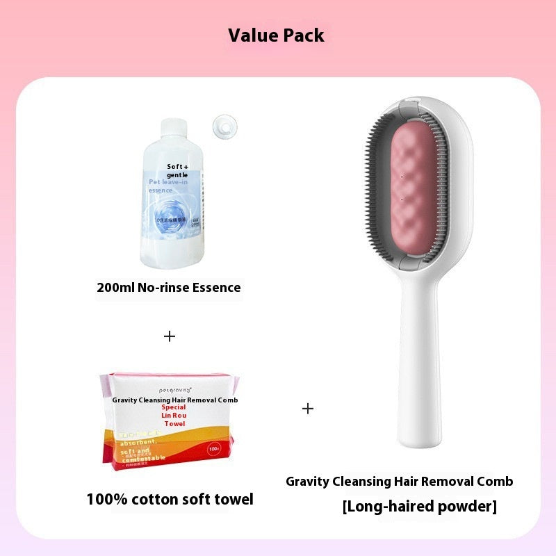 Pet Grooming Brush To Remove Floating Hairs