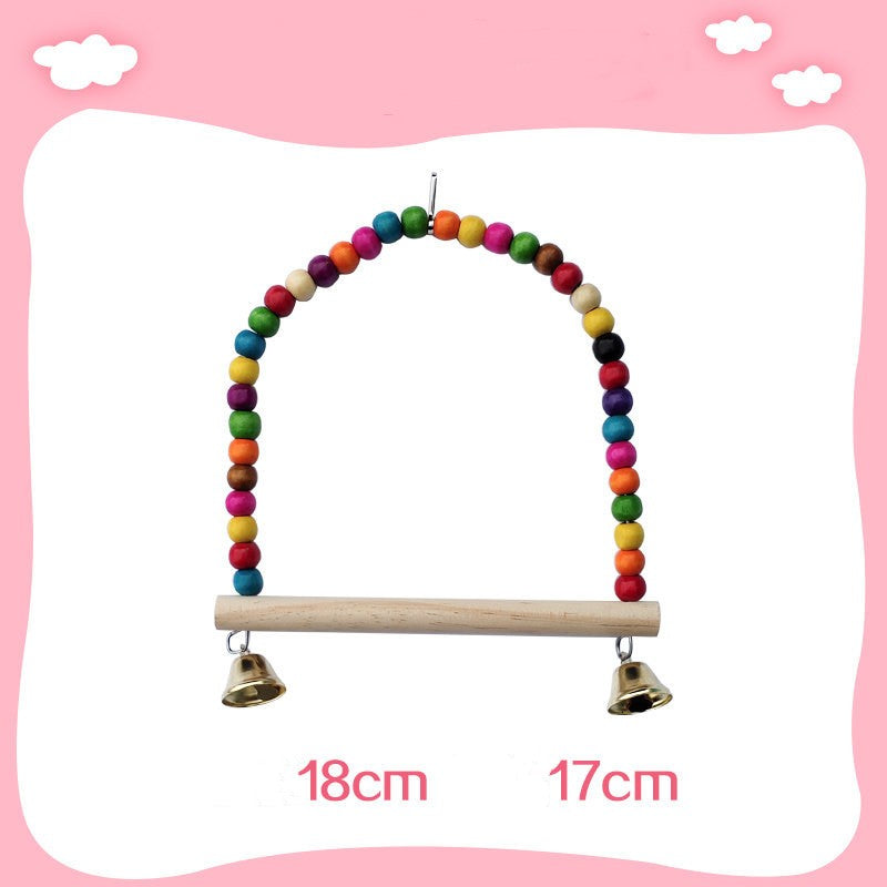 Parrot Bird With Swing Toy Supplies