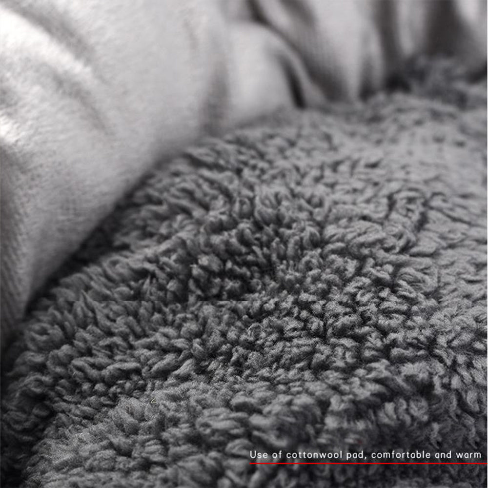 Pet Round Short Plush Bed