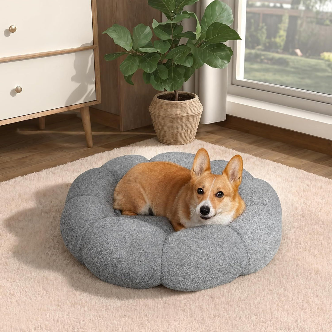 Calming Washable Pet Bed