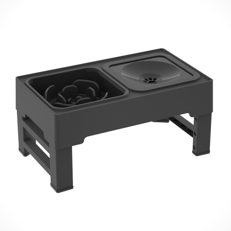 Stainless Stand Adjustable Height Pet Feeding Bowl