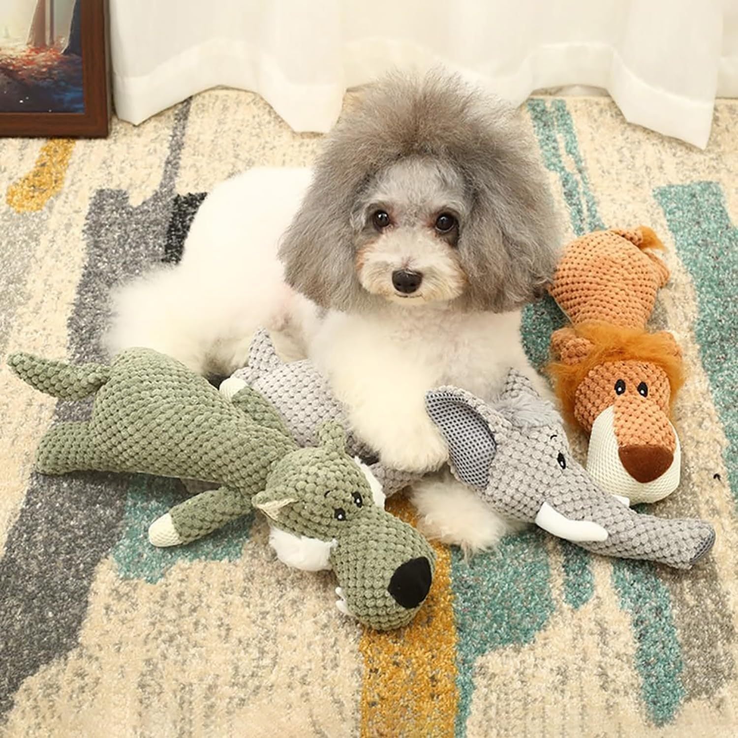 Pet Invincible Toy Chew Animal For Heavy Chewers
