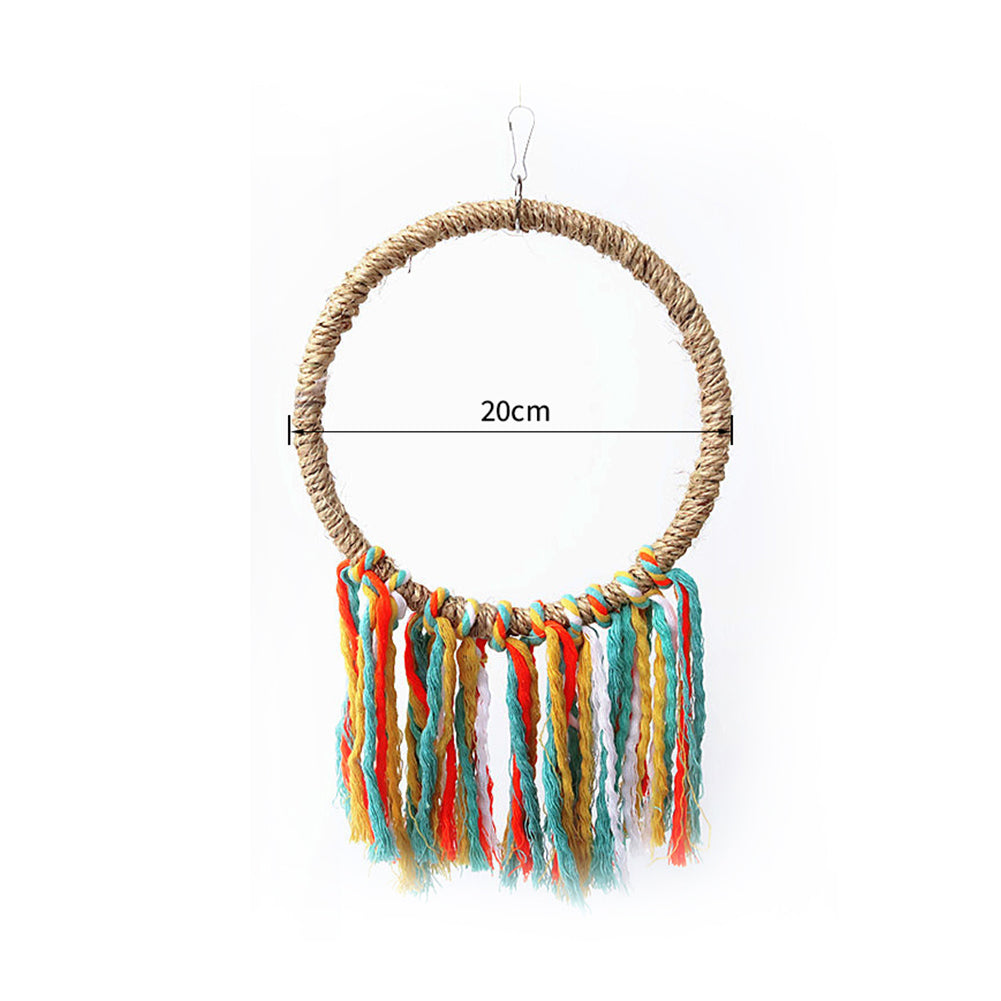 Swing Cotton Circle Bird Toy