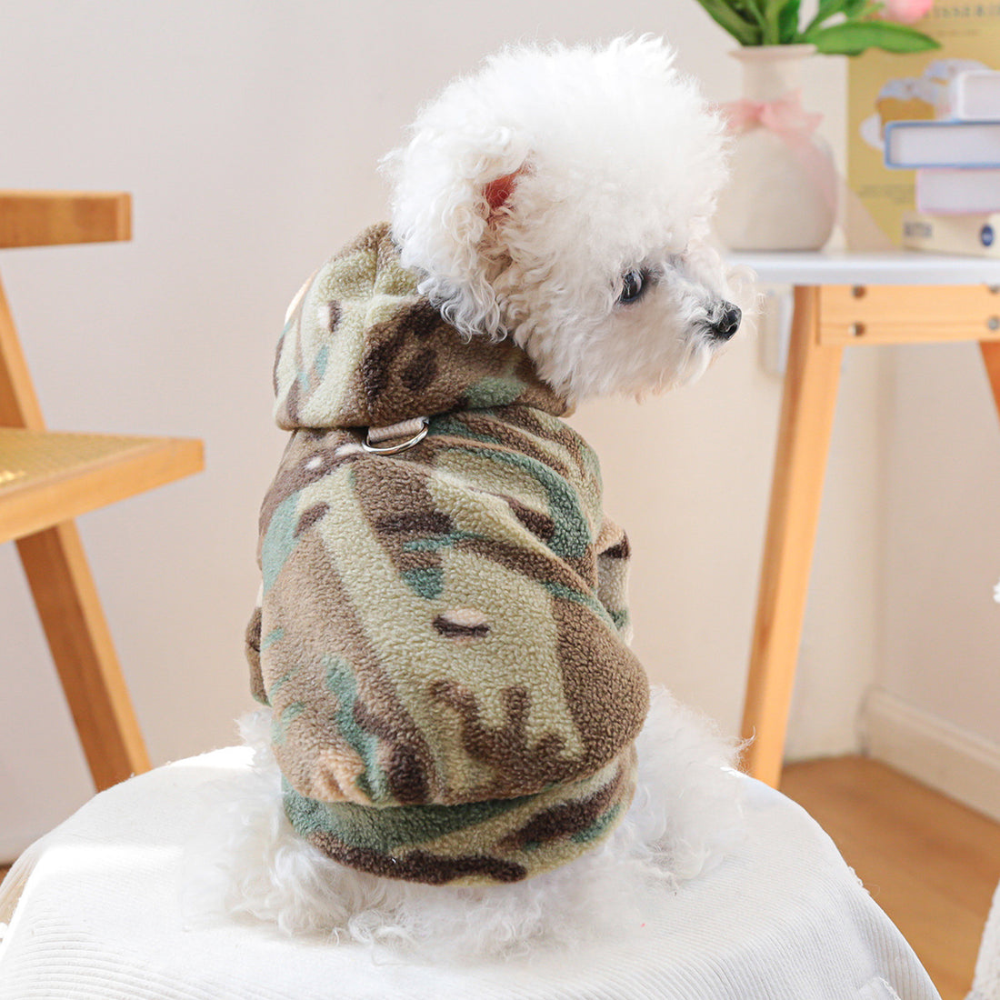 Pet Clothing Camouflage Sweater