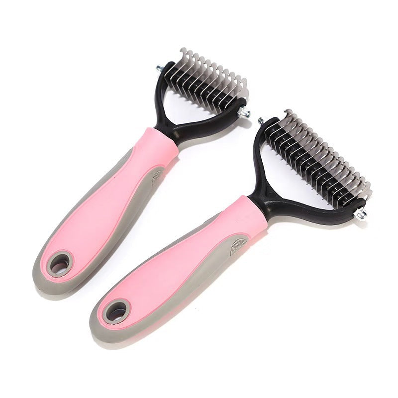 Double-sided Pet Brush Hair Removal Comb