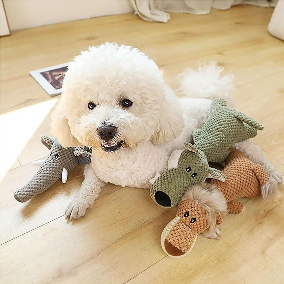 Pet Invincible Toy Chew Animal For Heavy Chewers