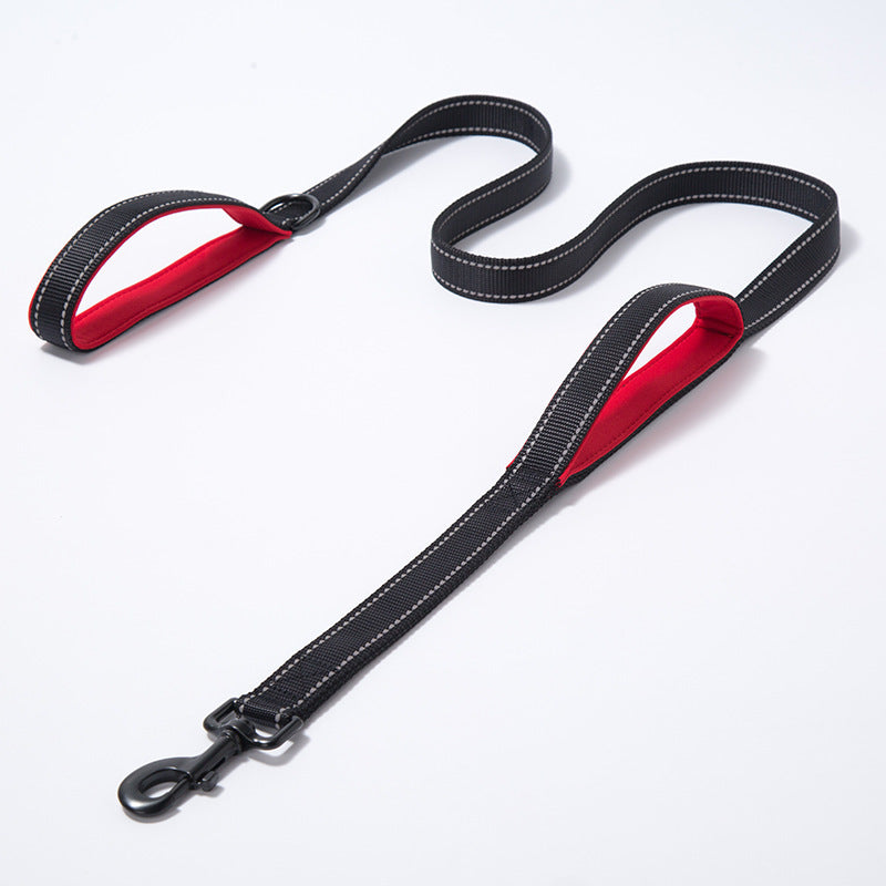 Pet Nylon Double Thickened Reflective Dog Leash