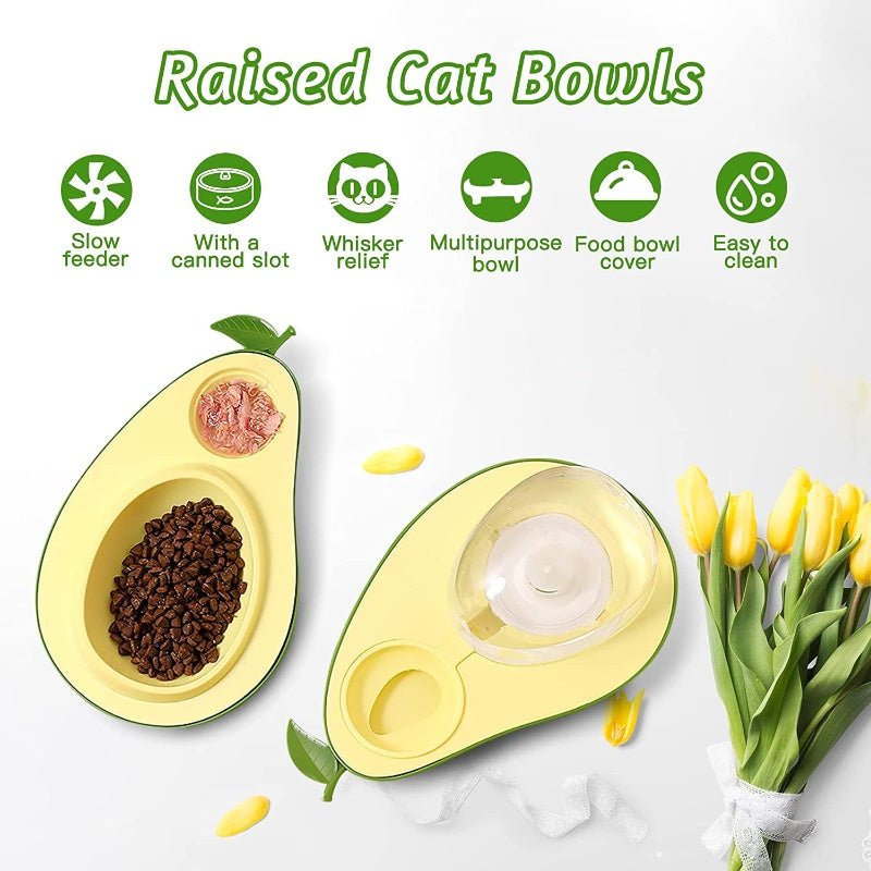 Automatic Drinking Pet Feeder Avocado Shape