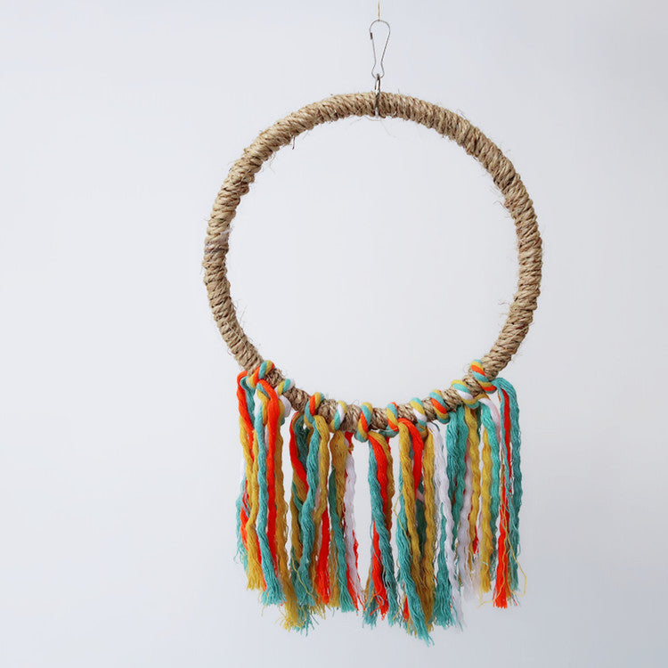 Swing Cotton Circle Bird Toy