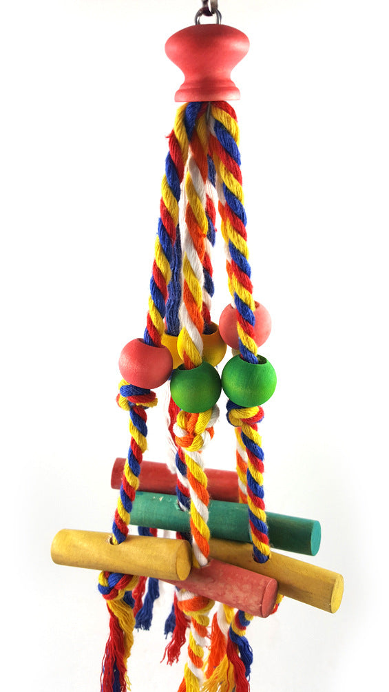 Parrot Bird Cotton Rope Chew Toy