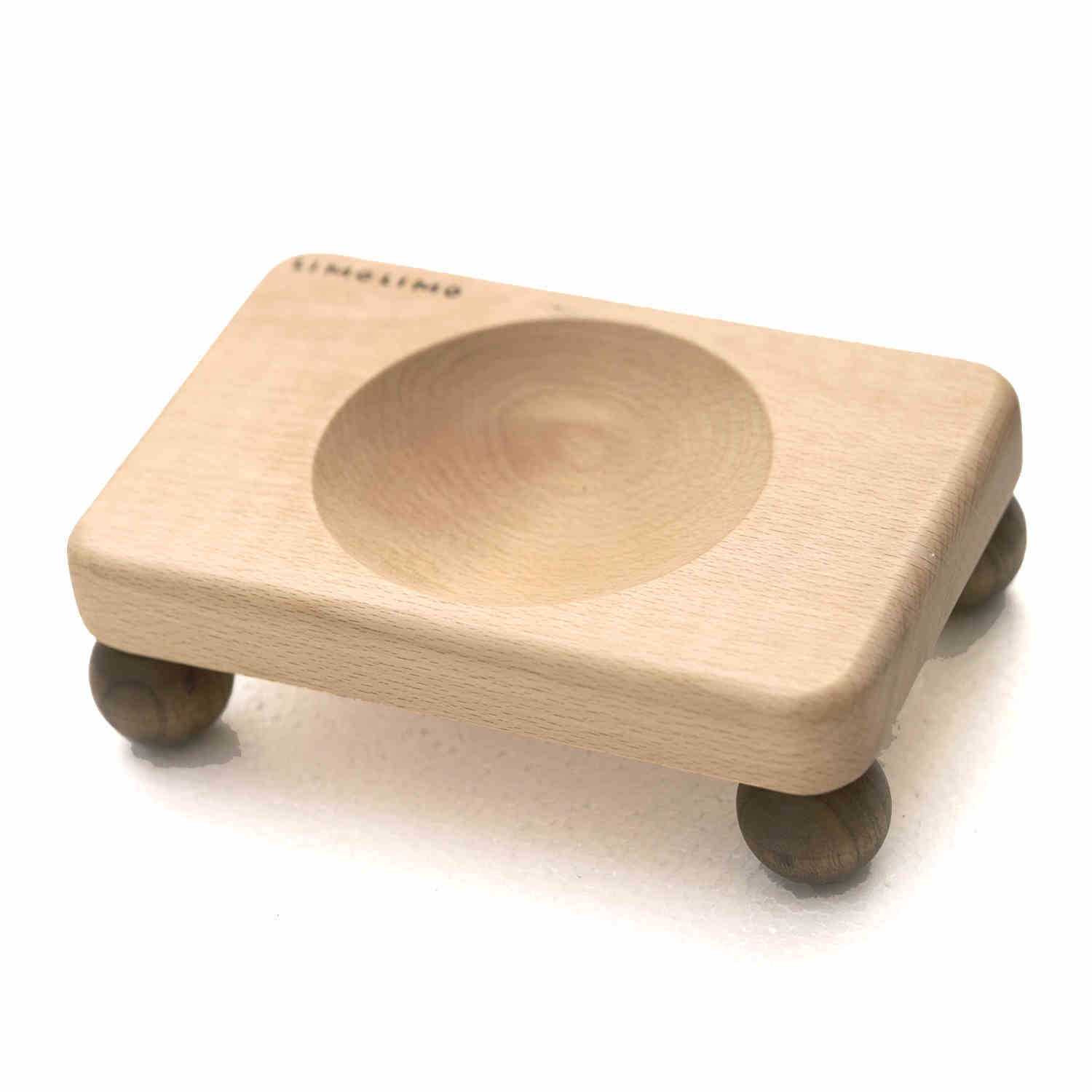 Solid Wood Pet Feeding Bowl