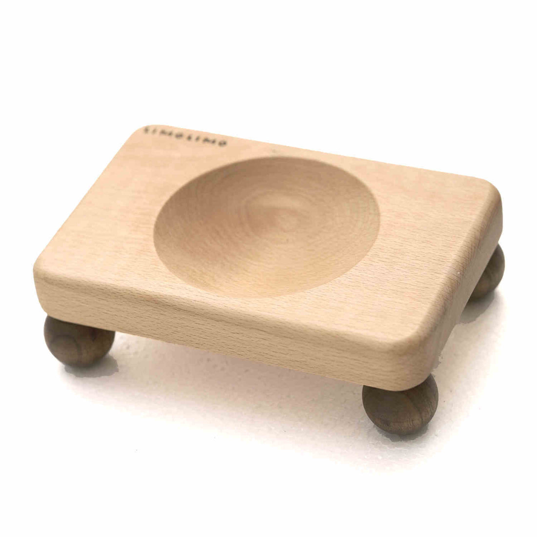 Solid Wood Pet Feeding Bowl