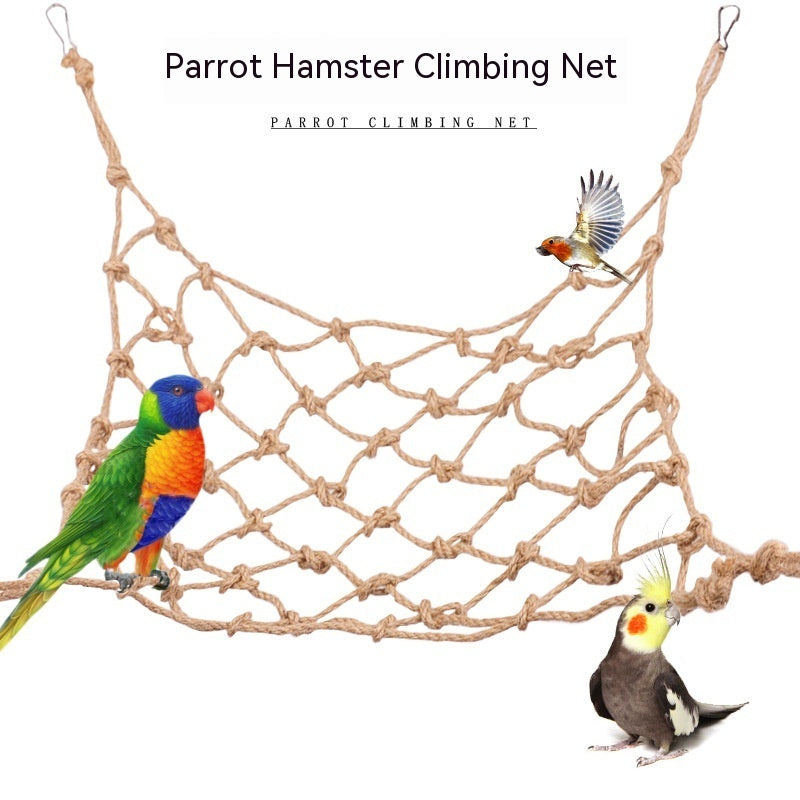 Parrot Hemp Rope Birds Toy