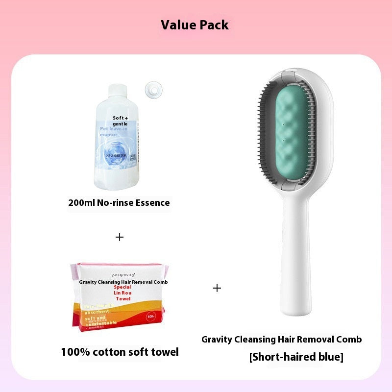 Pet Grooming Brush To Remove Floating Hairs