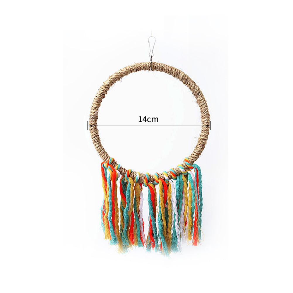 Swing Cotton Circle Bird Toy