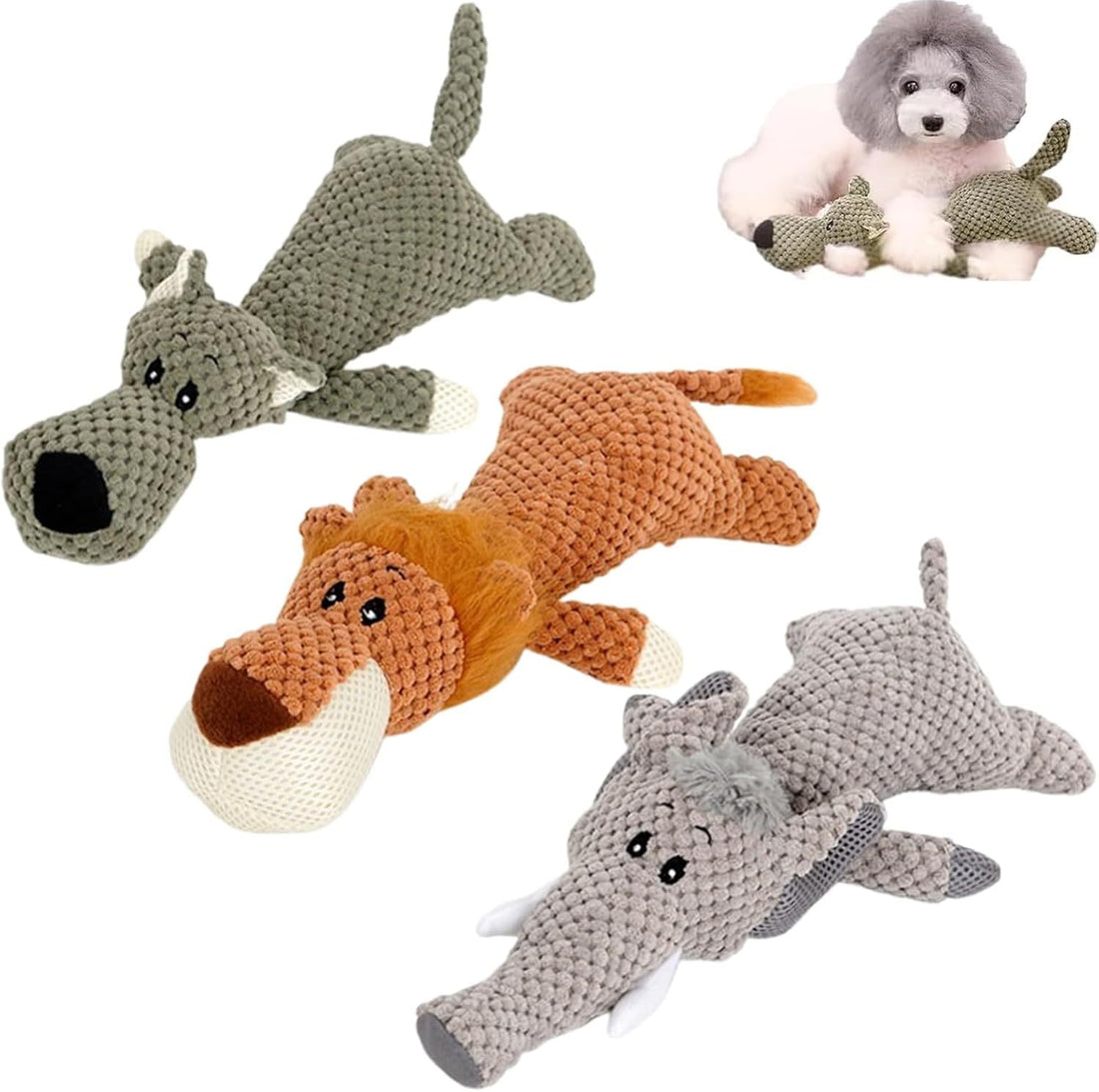 Pet Invincible Toy Chew Animal For Heavy Chewers
